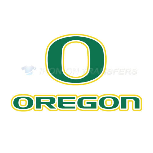 Oregon Ducks Logo T-shirts Iron On Transfers N5797 - Click Image to Close